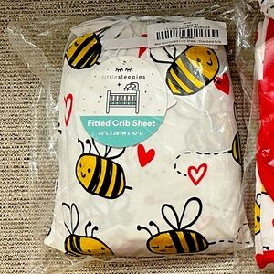 NIB Little Sleepies Crib Sheet